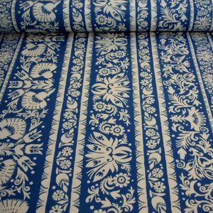 Luxury In/Outdoor Provence French Blue Textile